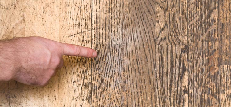 Wood Door Scratch Repair in Schaumburg, Illinois